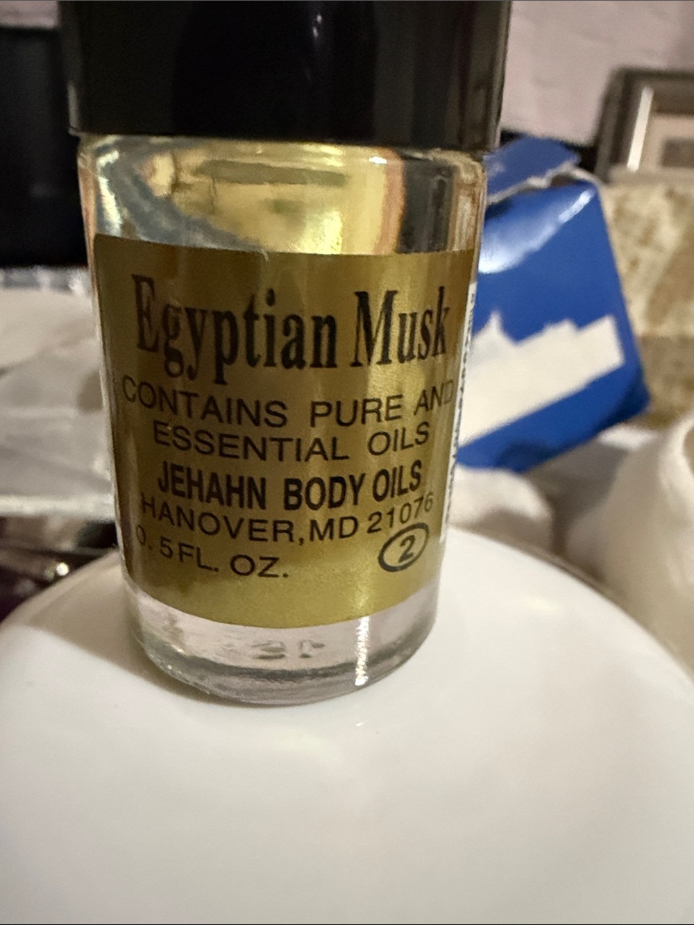 Jehahn Egyptian Musk Body Oil – Gold Scented Body Oil
